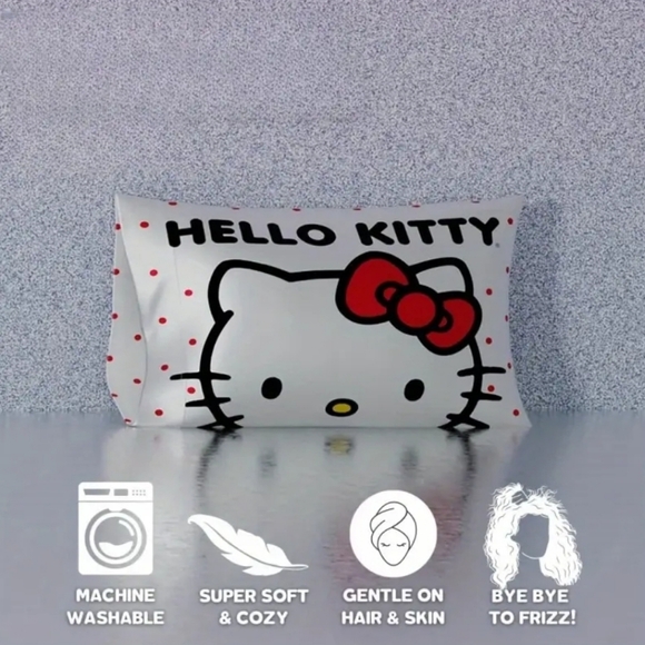 SANRIO Hello Kitty Plush Pillowcase Only One Pillowcase New - Picture 5 of 8